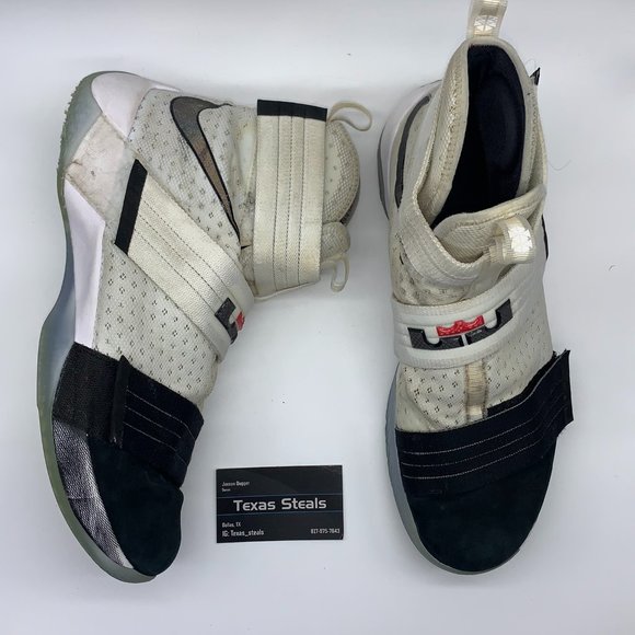 Lebron Solider 10 White Black main image 5
